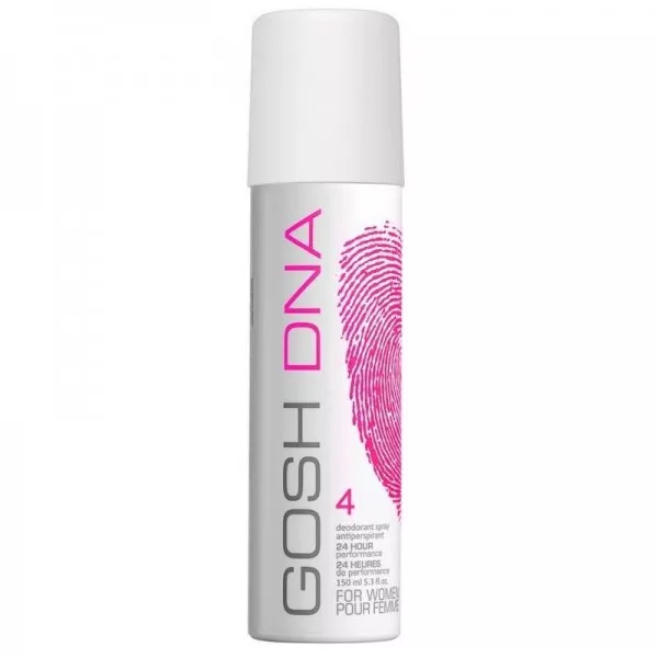 Gosh DNA 4 For Women, dezodorant w spray-u antyperspirant, 150ml (W)
