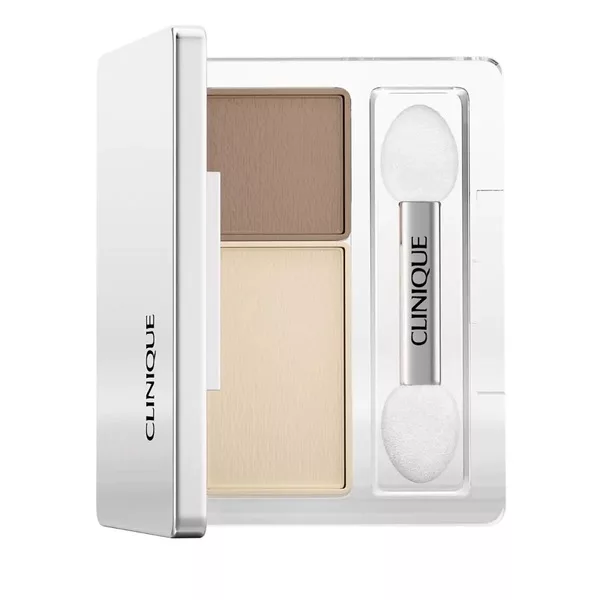 Clinique All About Shadow? Duo podwójny cień do powiek Ivory Bisque/Bronze Satin 1.7g